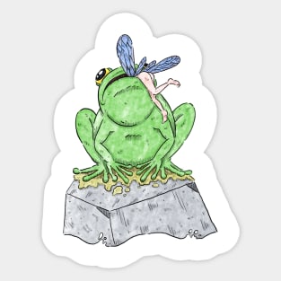 Frog and Fairy Sticker